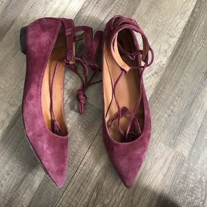Frye Lace Up Flats